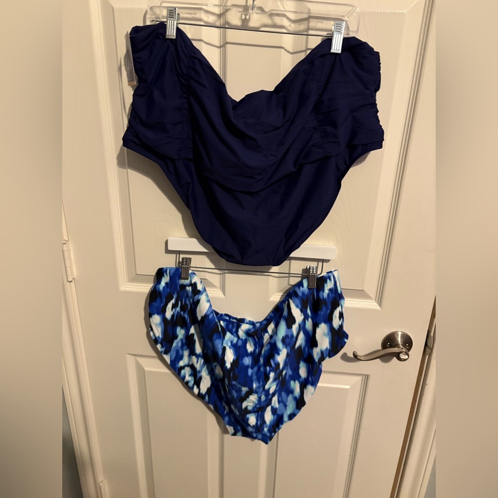 359- NWT bundle #2 swim high waist bottoms in 3xl
